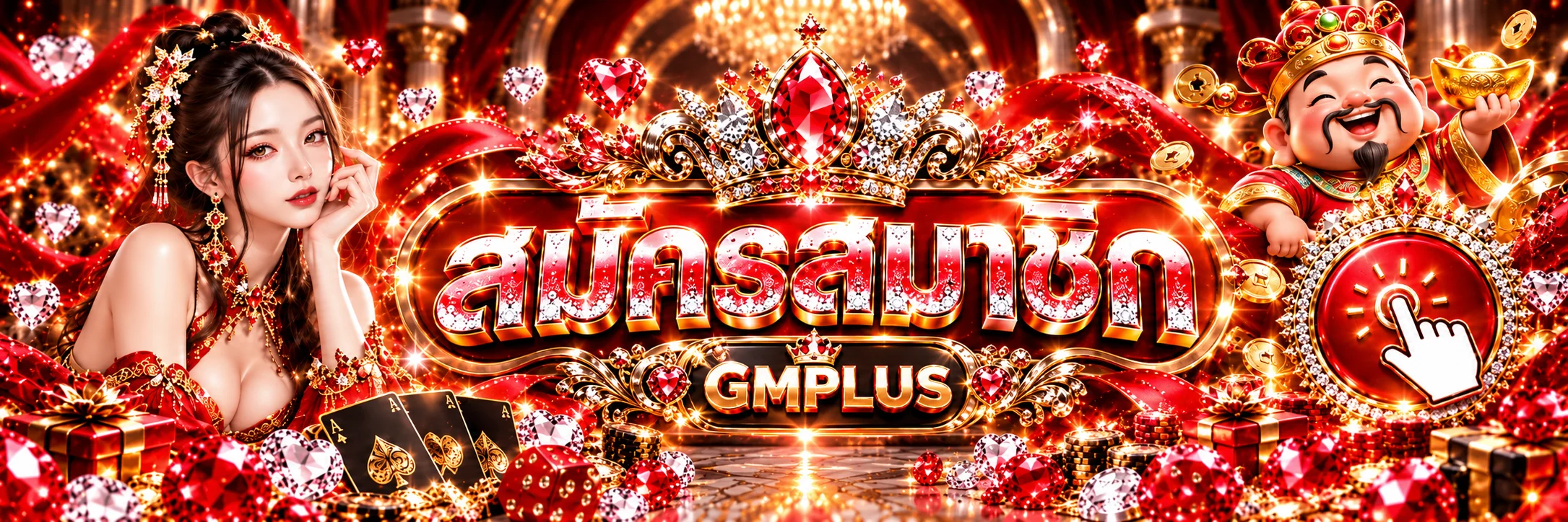 หน้า GMPLUS เข้าสู่ระบบและจัดการบัญชี
